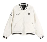 about:blank Men's reversible Satin Jacket Black/Ecru Small