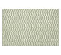 About Home HERRINGBONE Design Cotton Area Rug 2'x3' (60x90 cm) (SAGE GREEN) - Rug Indoor Rug for Living Room, Bedroom - Machine Washable Hand Woven 100% Cotton Floor Carpet