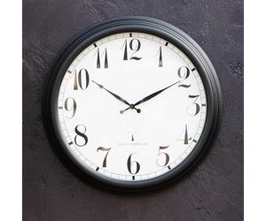 About Time 57cm Perfect Time Large Black Outdoor Clock
