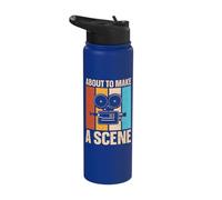 About to Make A Scene - Film Director Stainless Steel Insulated Water Bottle
