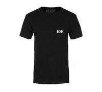 About To Rock Back Print T-Shirt AC/DC Black S
