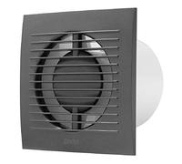 ABOUT VENT Ø 100mm / 4 inch Bathroom Extractor Fan - Anthracite Ventilator for Kitchen, Toilet, WC