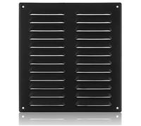 ABOUT VENT 260x280mm / 10x11 inch Anthracite Metal Ventilation Grille with Flyscreen - Air Vent Cover