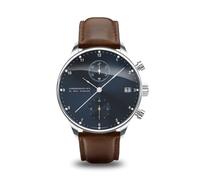 About Vintage 1815 Chronograph Mens Watch, Stainless Steel, Analog, Waterproof, Steel / Blue Sunray, 41mm, Chronograph,Quartz Movement