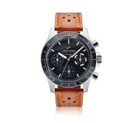 About Vintage 1960 Racing Chronograph Mens Watch, Stainless Steel, Steel / Midnight Blue, Custom