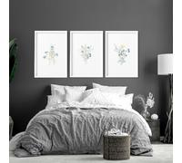 About Wall Art Art Botanical Prints | Set of 3 wall art prints - 16 x 22 inches / 40.65 cm x 56 cm