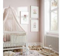 About Wall Art Childrens Canvas Prints | Set of 3 wall art prints - 16 x 22 inches / 40.65 cm x 56 cm - Polyester Canvas 260 gsm - Canvas wrapped