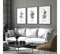 About Wall Art Christian artwork | Set of 3 framed wall art - 16 x 22 inches / 40.65 cm x 56 cm - Canvas wrapped