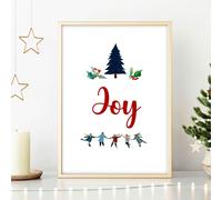 About Wall Art Christmas wall decorations | wall art print - 20 x 30 in / 50 x 76 cm - Black Frame