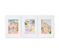 About Wall Art Color Painting For Living Room | Set of 3 Beach Decor Wall art Prints - 12 x 16 inches / 30.5 x 40.65 cm - Polyester Canvas 260 gsm - Canvas wrapped