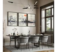 About Wall Art Framed Posters For Living Room | Set of 3 wall art prints - A3 11.69 x 16.54 in / 29.7 x 42 cm - Satin Photo paper 280 gsm - White Frame