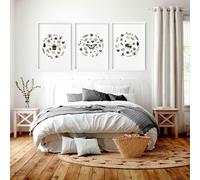 About Wall Art French country bedroom decor | set of 3 framed wall art prints - A4 8.27 x 11.69 in / 21 x 29.7 cm - Unframed