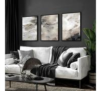 About Wall Art Home decor items | set of 3 Neutral wall art prints - A2 16.54 x 23.39 in / 42 x 59.4 cm - Satin Photo paper 280 gsm - White Frame