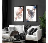 About Wall Art Islamic wall decor | set of 2 wall art prints - A2 16.54 x 23.39 in / 42 x 59.4 cm - Black Frame