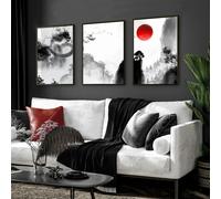 About Wall Art Japanese dragons art | set of 3 wall art prints - 20 x 30 in / 50 x 76 cm - Unframed