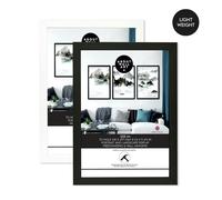 About Wall Art Large frames for pictures in sizes A4 / A3 / A2 / 20x30 in - A2 16.54 x 23.39 in / 42 x 59.4 cm - Black Frame