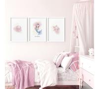 About Wall Art Mermaid Decorations Bedroom | Set of 3 wall art prints - A2 16.54 x 23.39 in / 42 x 59.4 cm - Unframed