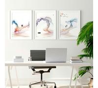 About Wall Art Minimal wall art | set of 3 Japanese wall art - A4 8.27 x 11.69 in / 21 x 29.7 cm - Unframed