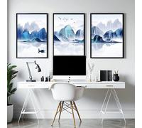 About Wall Art Office decor ideas | set of 3 wall art prints - 20 x 30 in / 50 x 76 cm - White Frame