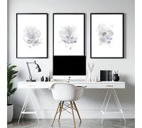 About Wall Art Office wall decor | set of 3 Modern Coastal wall art prints - A3 11.69 x 16.54 in / 29.7 x 42 cm - Unframed