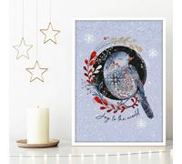 About Wall Art Scandi Christmas decorations | wall art print - 20 x 30 in / 50 x 76 cm - White Frame