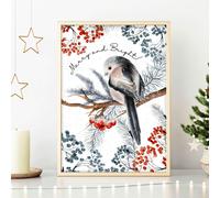 About Wall Art Scandinavian Christmas decoration wall art print - A4 8.27 x 11.69 in / 21 x 29.7 cm - Unframed