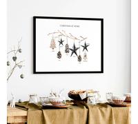 About Wall Art Sentimental Christmas gift wall art print - A4 8.27 x 11.69 in / 21 x 29.7 cm - White Frame