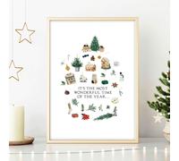 About Wall Art Sentimental xmas gifts | Wall art print - A3 11.69 x 16.54 in / 29.7 x 42 cm - Unframed