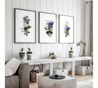 About Wall Art Wall art for homes | set of 3 wall art for living room - A2 16.54 x 23.39 in / 42 x 59.4 cm - White Frame