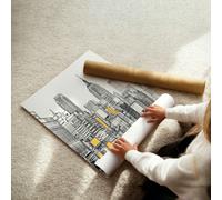 About Wall Art Wall Decor For Hallway | Set of 2 Urban Skyscrapers Wall art Prints - A2 16.54 x 23.39 in / 42 x 59.4 cm - Matte museum Quality Art Paper 290 gsm - Unframed