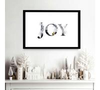 About Wall Art Xmas decor for door wall art print - A3 11.69 x 16.54 in / 29.7 x 42 cm - Black Frame