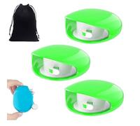 Aboutabsent Automatic Cord Reel, Automatic Cord Reel for Phone Cords, Retractable Magnetic Cord Organizer, for USB, Headphone, Data Cables (3pcs Green)