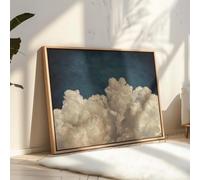 Above Cloud Canvas Wall Art ,Statement Night Sky Art Moody Wall Decor Extra Large Living Room Bedroom Office Decor 20x30cm Frameless