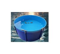 Above Ground Fish Pond, PVC Canvas Pool, Outdoor Koi Pond with Frame, Large Round Fish Tank for Aquaculture, Water Storage, Ideal for Fish Farming and Shrimp Breeding
