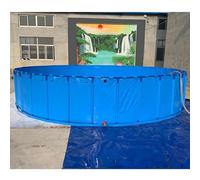Above Ground Pool and Fish Pond, Large Capacity for Indoor and Outdoor Use, Easy No Dig Installation for Adults and Kids