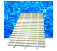 Above Ground Pool Drain Overflow Grating, Shower Strainer Cover, Outlet Drain Grate for Walkway & Balcony, 20x100CM, 15PCS - Durable & Easy to Install