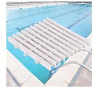 Above Ground Pool Grating Drain - Shower Drain Grate Grid, Road Gutter Cover for Balcony & Walkway (20x100CM, Set of 2) - Durable & Slip-Resistant Design