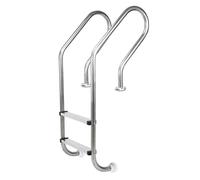 Above Ground Pool Ladder with Stainless Steel Handrails and Steps, Quick Installation Base, Supports Up to 250kg, Ideal for Indoor and Outdoor Use