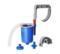Above Ground Pool Skimmer Basket - Floating Skimmer for Intex Pools with Anti-Clog Filter - Durable Pool Debris Skimmer for Easy Maintenance (blue)