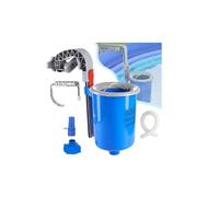 Above Ground Pool Skimmer - Wall Mount & Floating Pool Surface Skimmer for Leaves/Debris,Floating Pool Surface Skimmer Basket for Above Ground Pool,with Adjustable Height Bracket, Basket and Hose