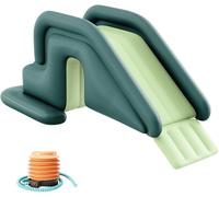 Above Ground Pool Slide - Tilt-Proof, Fun Play in Outdoor Water Park. Inflatable Sides for Water Centres and Pools. - q34 - dd
