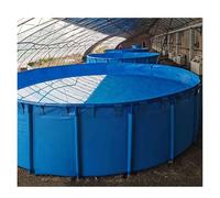 Above Ground Pool, Sturdy Steel Frame and Secure PVC Canvas for Backyard, Swimming and Paddling Pool for Adults and Kids
