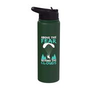 Above The Fear, Beyond The Clouds Paramotoring Stainless Steel Insulated Water Bottle