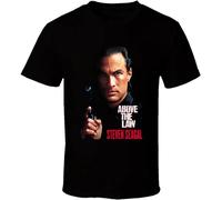 Above The Law Steven Seagal Action Movie T Shirt Mens Tee Gift New from Black