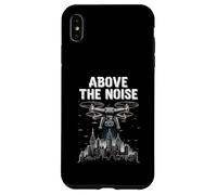 Above The Noise Drone Flying Pilot Cityscape Vision Case for iPhone XS Max