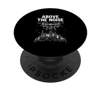 Above The Noise Drone Flying Pilot Cityscape Vision PopSockets Adhesive PopGrip