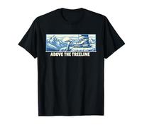 Above The Treeline Mountaineer Glacial Crest Exploration T-Shirt