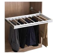 Above Washing Machine Drying Rack,Hidden Retractable Trouser Rack,Home Aluminum Alloy Pull-out Hanger,Space Saving(85-120cm)