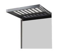 Above Washing Machine Drying Rack,Invisible Retractable Sliding Laundry Rack,Length Adjustable with Silent Slide Rail(Color 2,49x61-66cm)