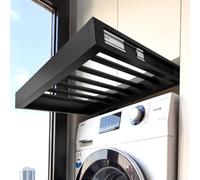 Above Washing Machine Drying Rack - Multi-Functional Hidden Pull-Out Pants & Clothes Organizer for Closet Space-Saving Wardrobe Solution Ideal for Small Spaces